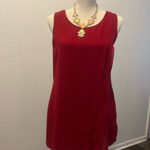 Soft Surroundings Red Sleeveless Top